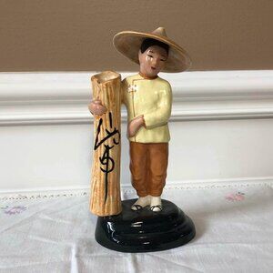 California pottery - Walter Wilson Ho Jai ceramic figural bud vase